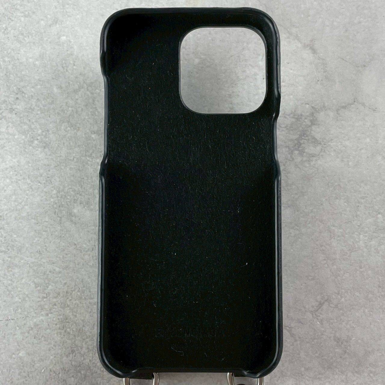 未使用級✨BALENCIAGA バレンシアガ iPhoneケース 黒 15promax