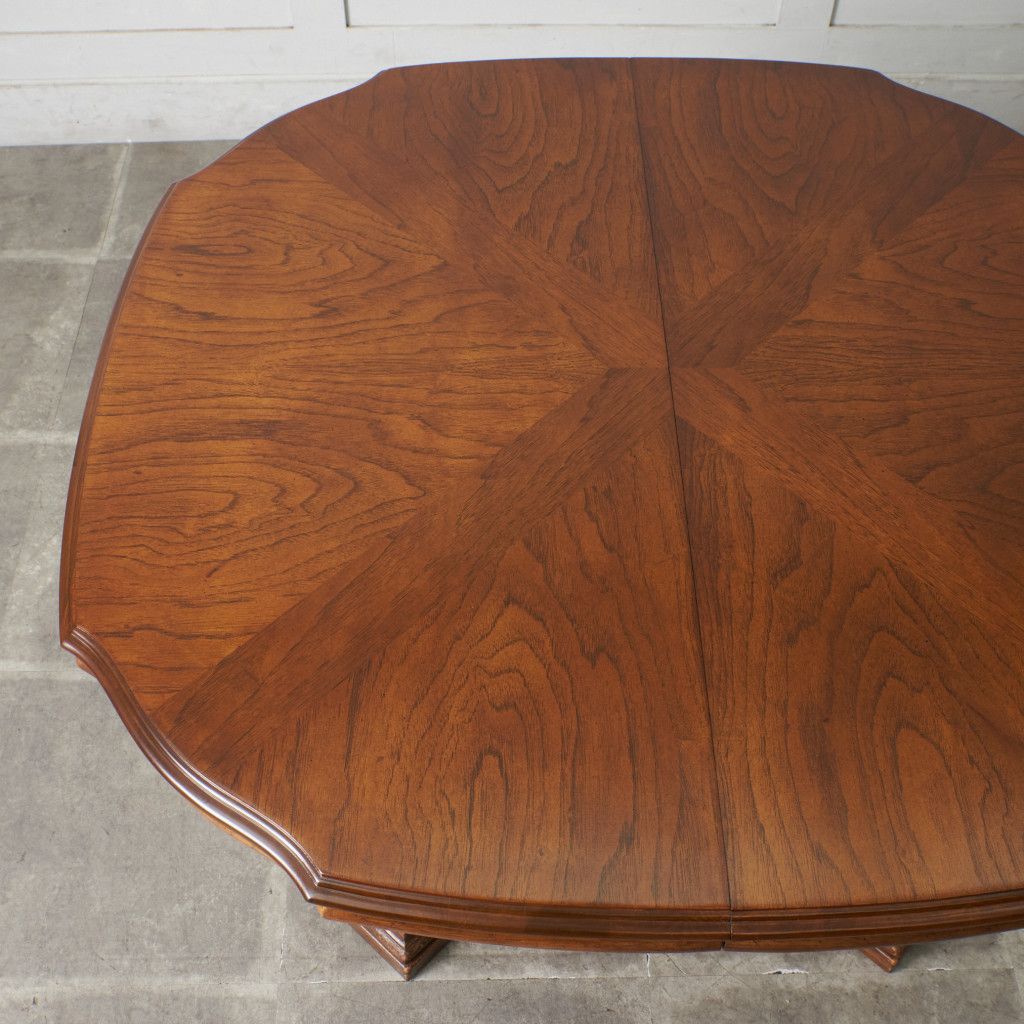 定63万 Drexel Heritage グランドヴィラ パーティテーブル Grand Villa 