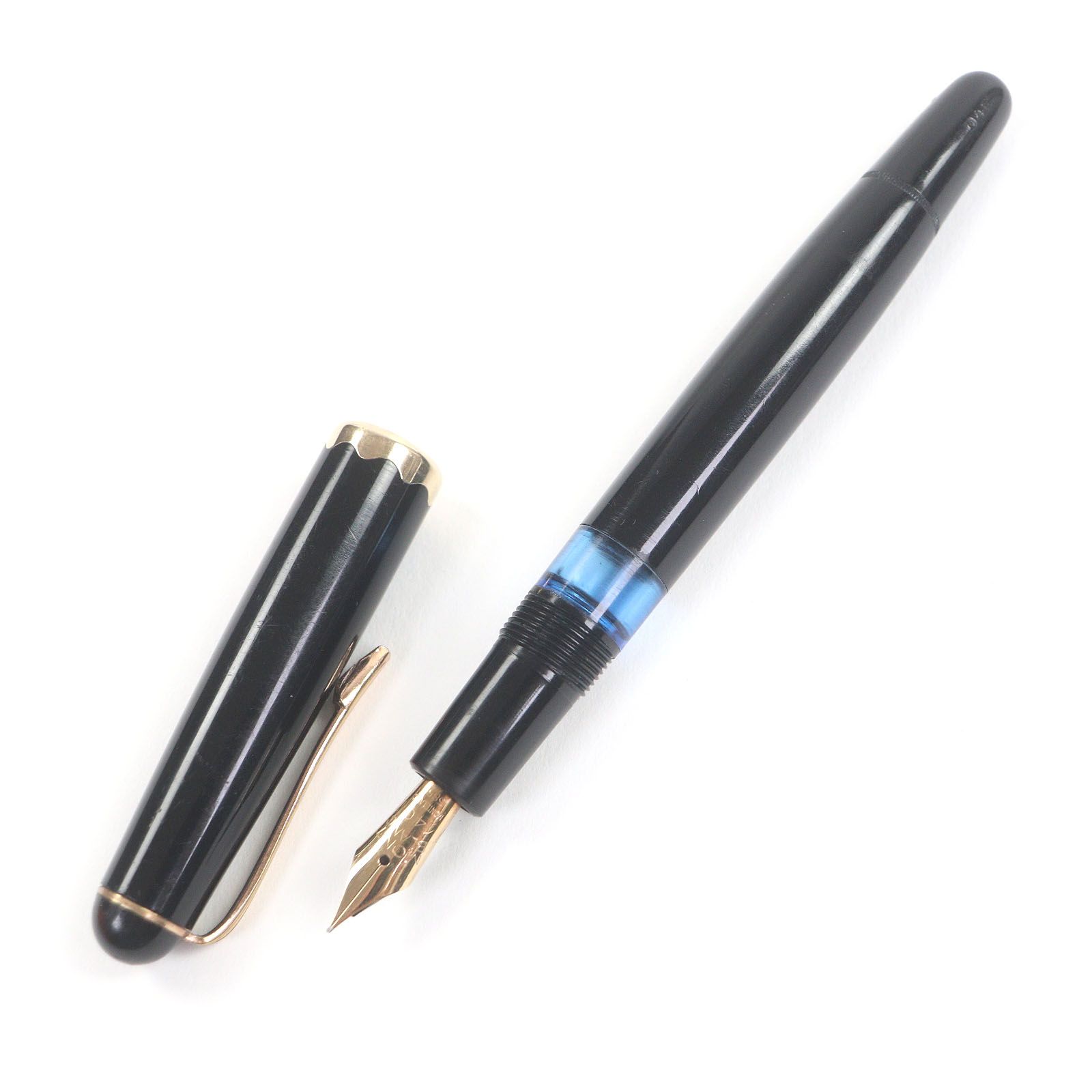 良品□MONTBLANC モンブラン ヴィンテージ Monte Rosa モンテローザ 042G ペン先14C Fニブ キャップ式 万年筆 ブラック ゴールド メンズ 良品□MONTBLANC モンブラン ヴィンテージ Monte Rosa モンテローザ