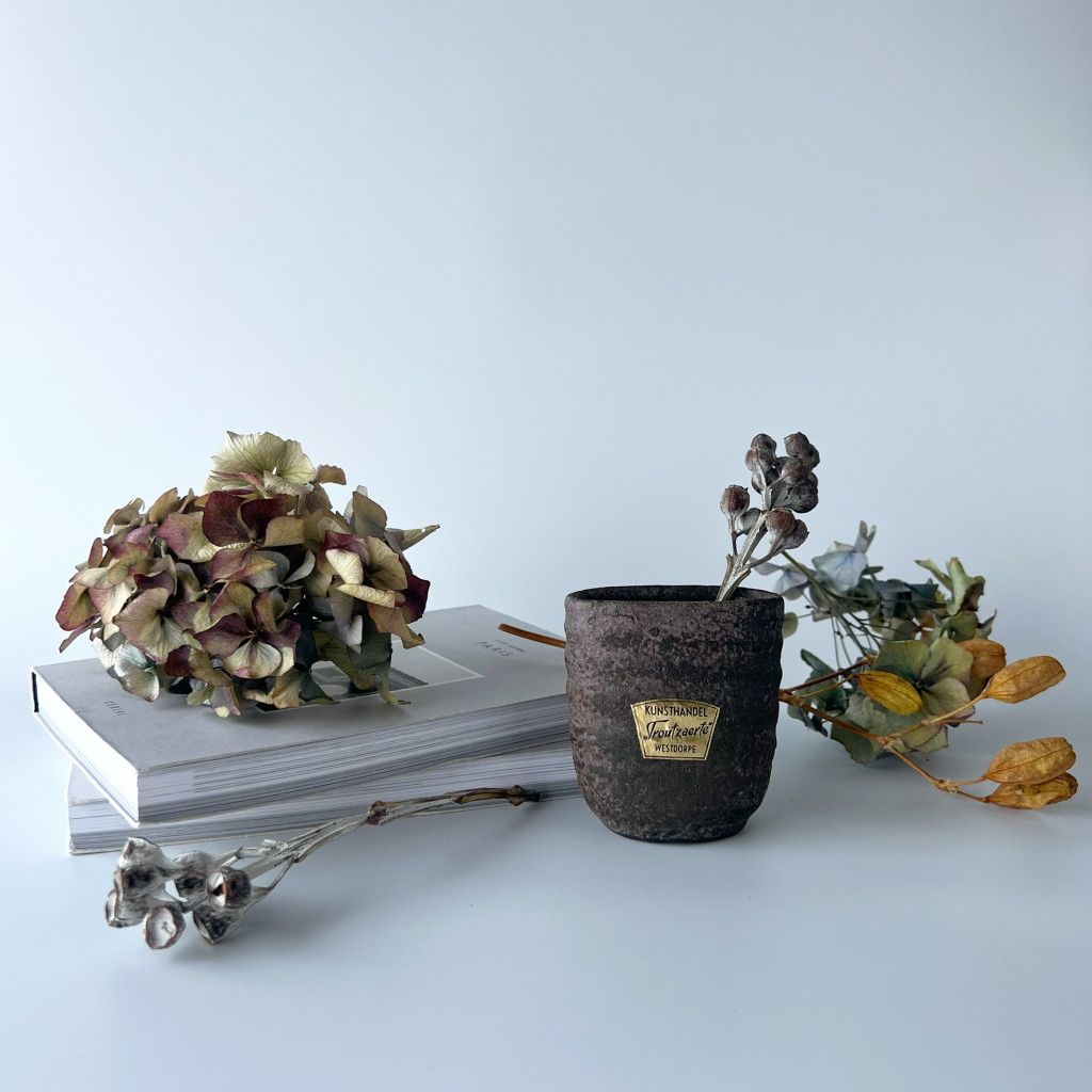 ヨーロピアン ヴィンテージ フラワーベース 花器 陶器 花瓶 
