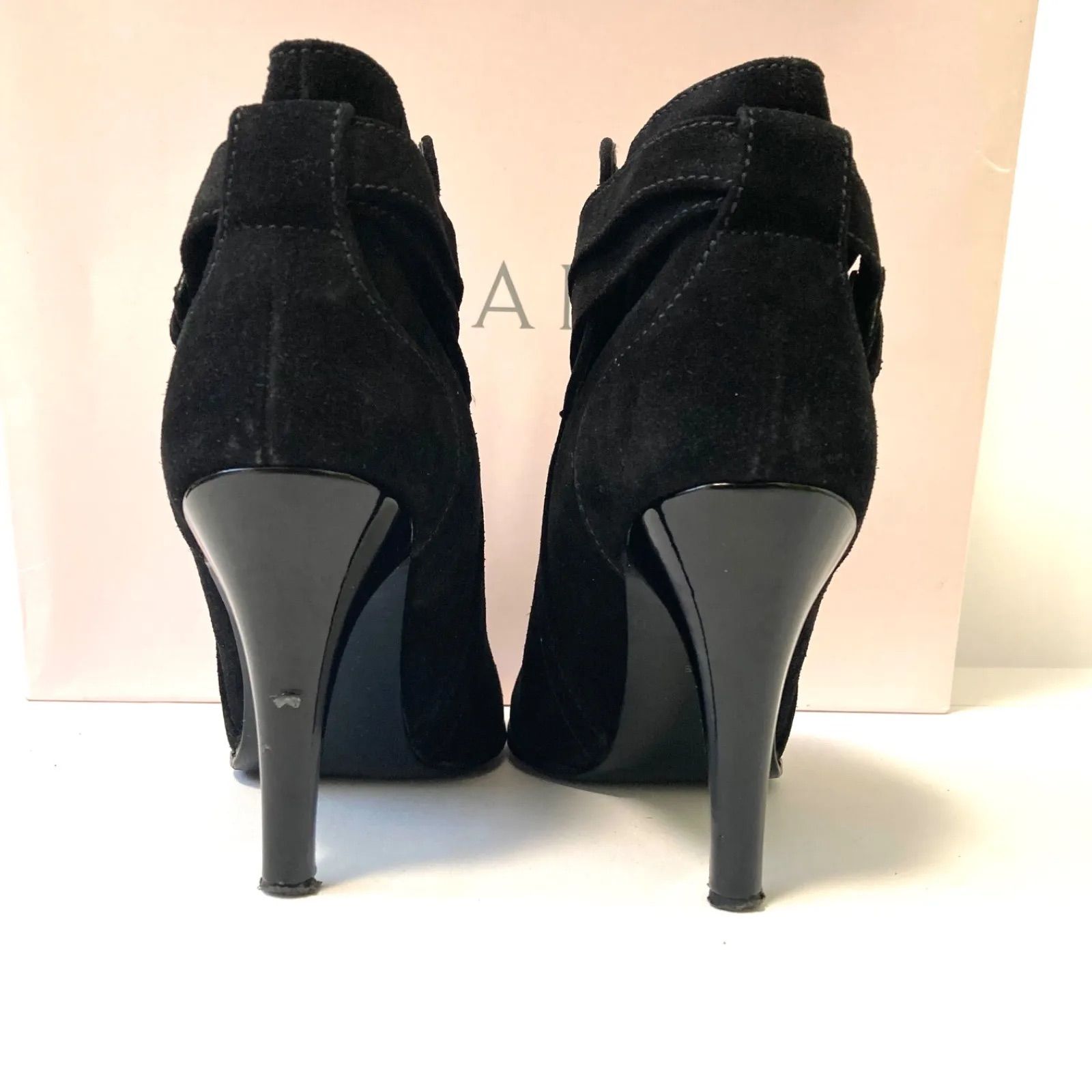 収納BOX 箱付き！【DIANA】ダイアナ 日本製 スエード ショート ブーツ