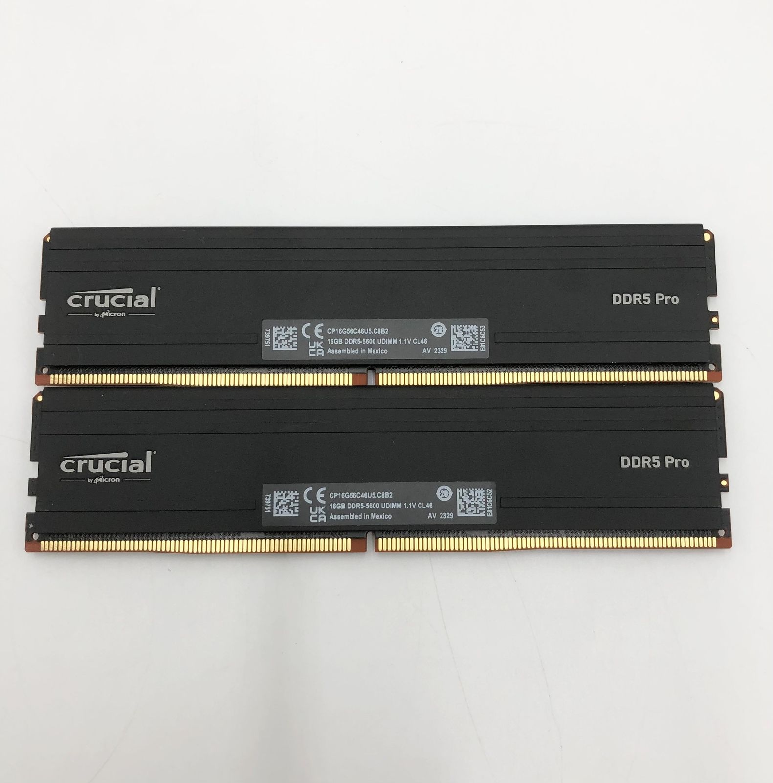 Crucial Pro DDR5 5600 16GB×2枚セット 保証書付け Crucial Pro DDR5