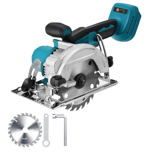 迅速に発送 充電式丸ノコ コードレス 丸鋸 マキタ18 Vバッテリー対応 最大切込深さ51 mm 軽量コンパクト設計 140 mmチップソー付属 本体のみ バッテリー別売 日本語取扱説明書付 EL 206495 f 5