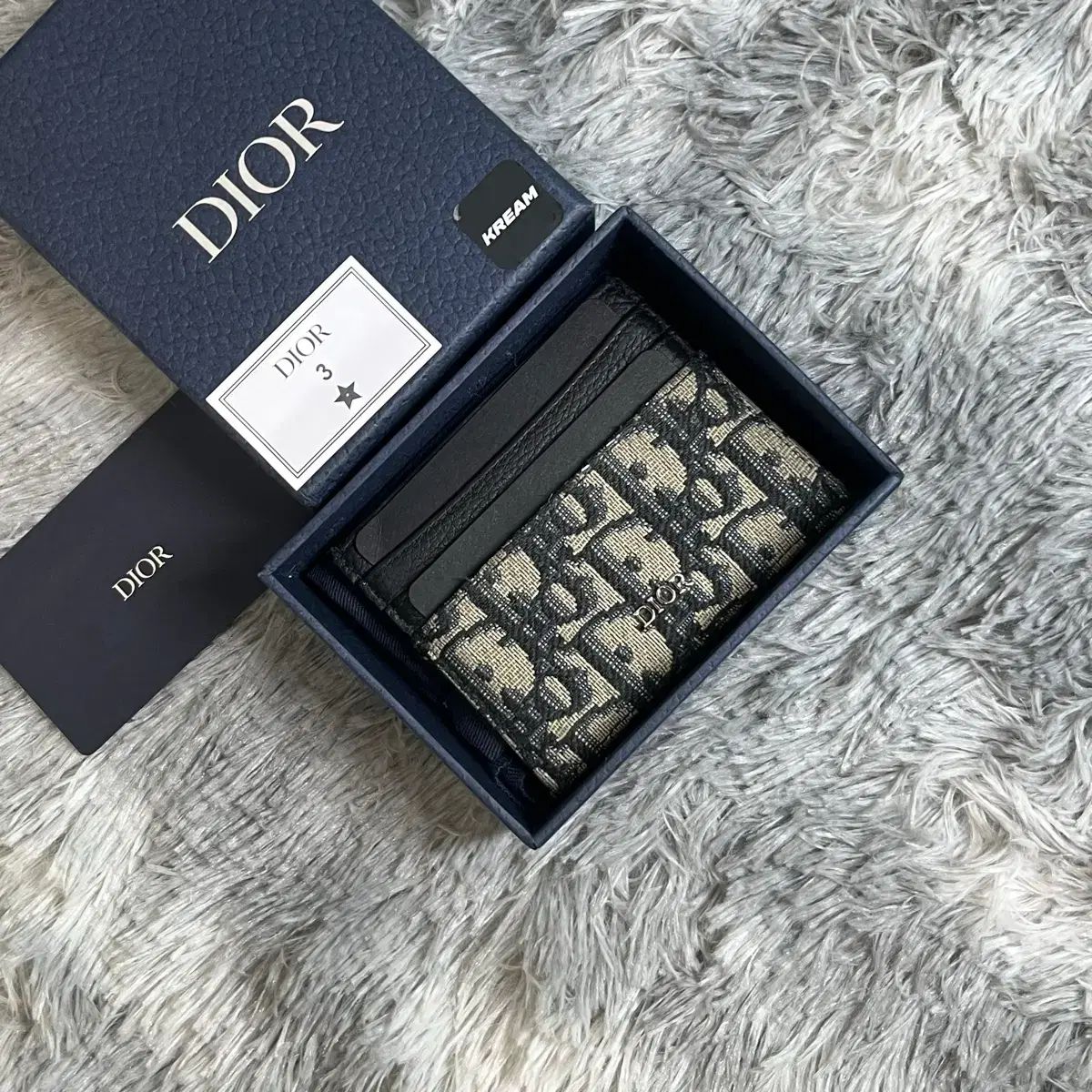 ディオール dior オブリーク カードウォレット Dior Saddle 三つ折り