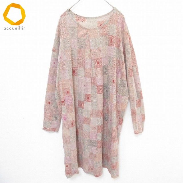 ヨーガンレール JURGEN LEHL ワンピース チュニック 総柄 レディース