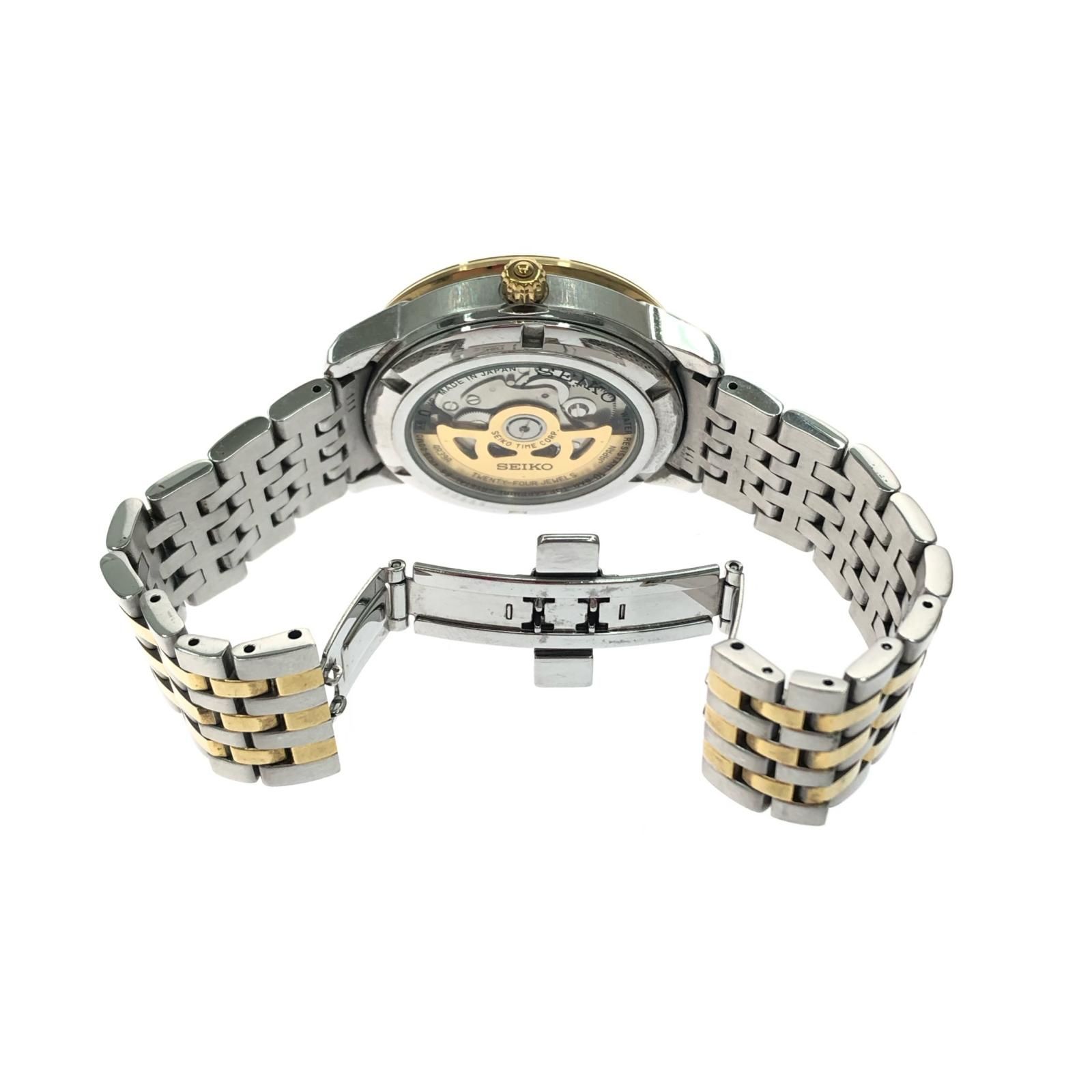 プレサージュ ホワイト文字盤