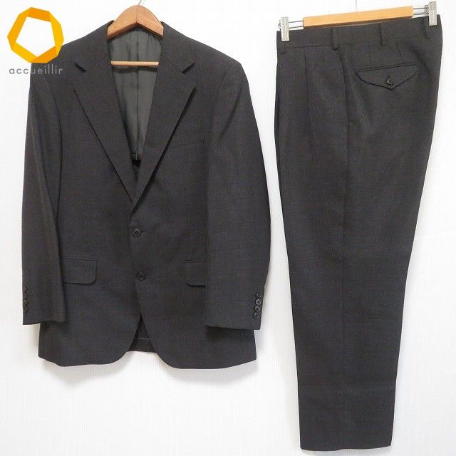 anc バーバリー BURBERRY シングルスーツ チャコールグレー S2B モヘヤ