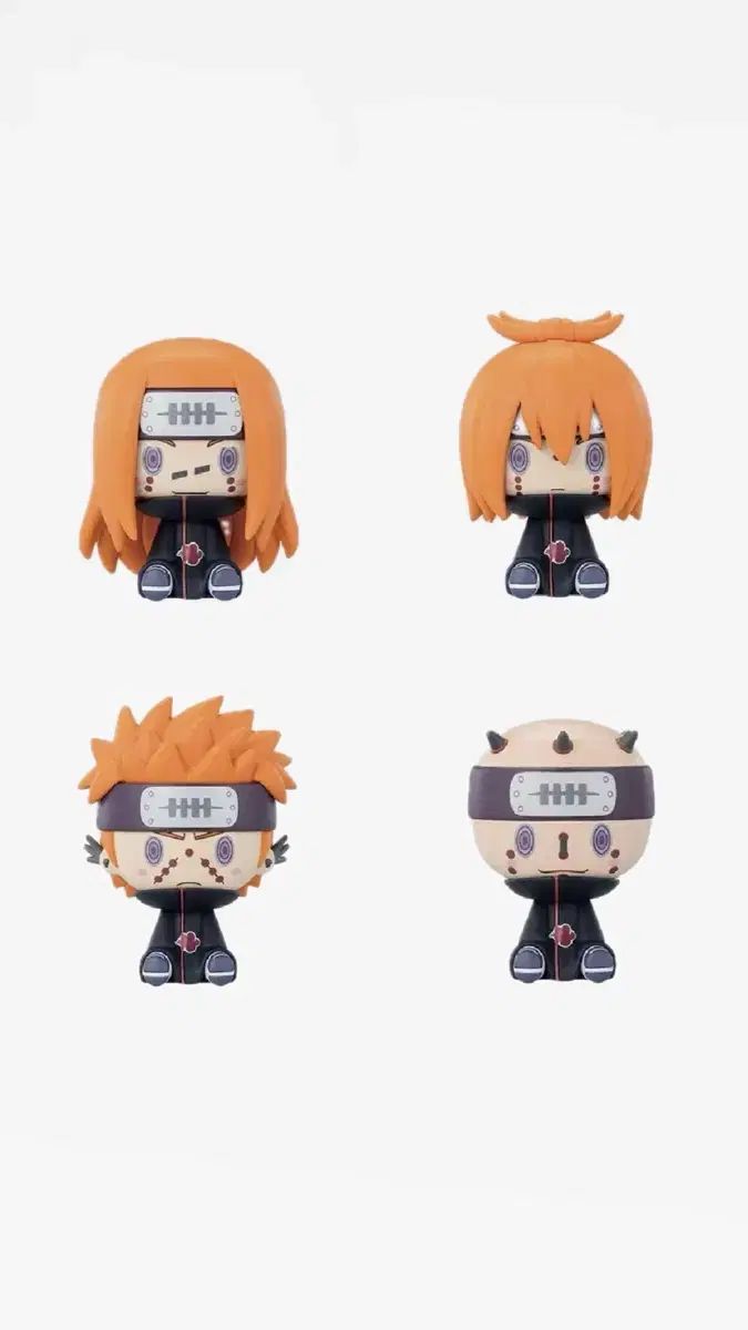 ナルト　一番くじ　まとめ売り　ペイン　ちょこのっこ 4種 まとめ) NARUTO -ナルト- 一番くじ G賞 ペイン ちょこのっこ 4種