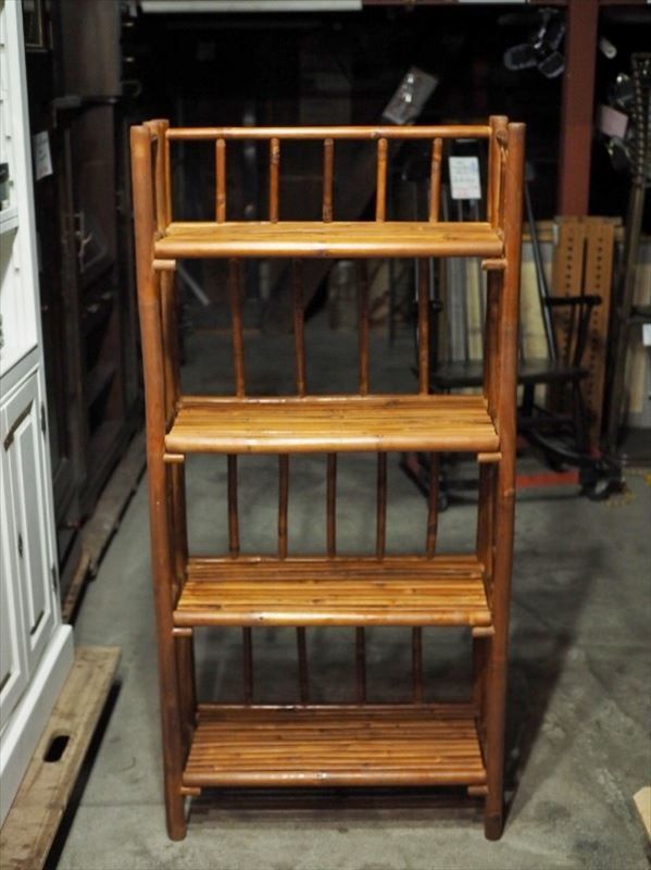 竹製折畳棚 昭和後期 古録展 送料無料 中古 品番S10908 - メルカリ