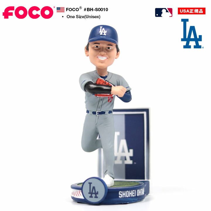 FOCO ドジャース 公式 大谷翔平 フィギュア バブルヘッド 人形 ピッチャー 投手 二刀流 MLB 世界2025個限定 LA 限定品 Dodgers フォコ ボビングヘッド ギフト おしゃれ かっこいい プレゼント バレンタイン 記念品 BH-S0010
