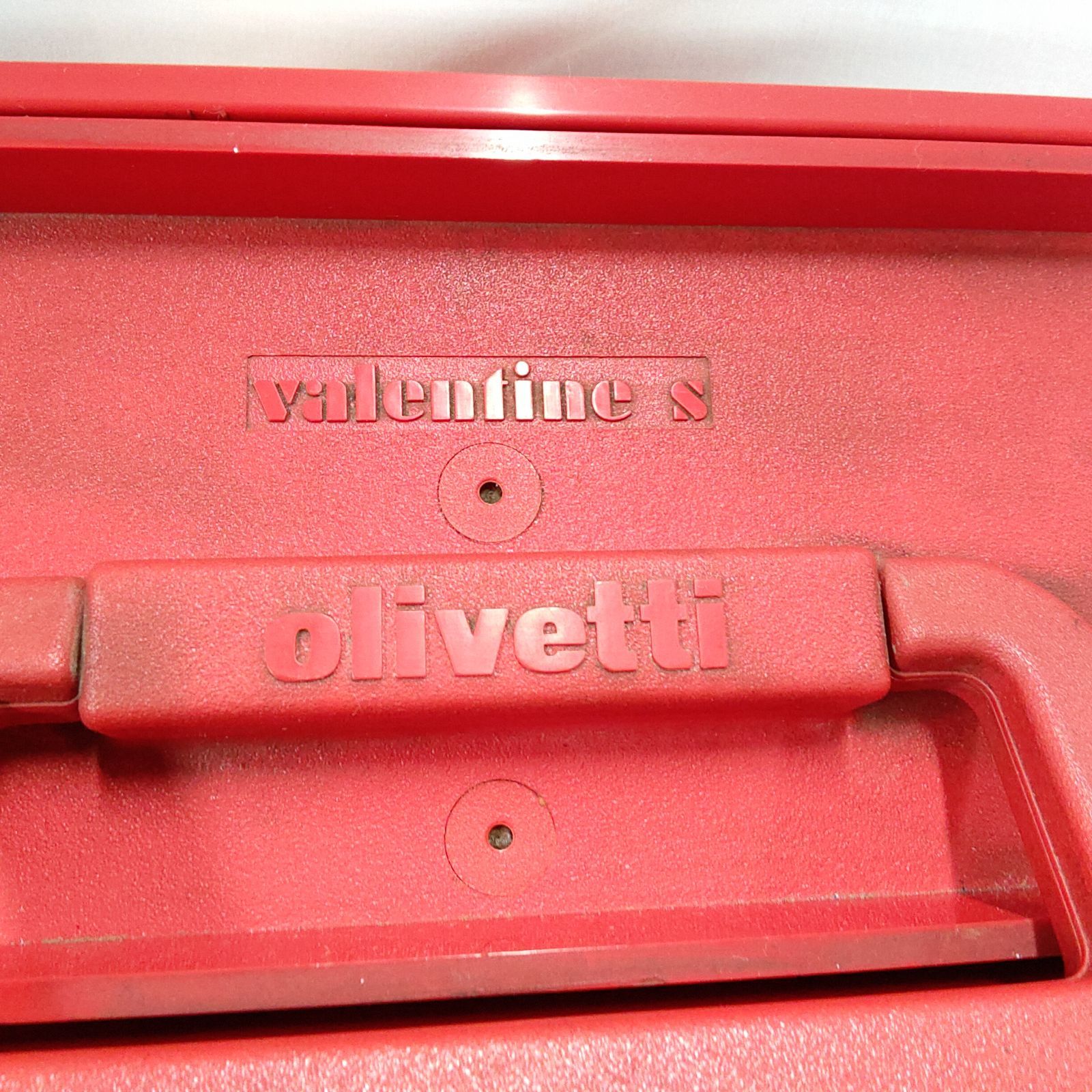  品 タイプライター オリベッティ 社 バレンタイン Olivetti Valentine ビンテージ コレクション 稼働品 インクも付いてます S 811 その他 文房具 事務用品