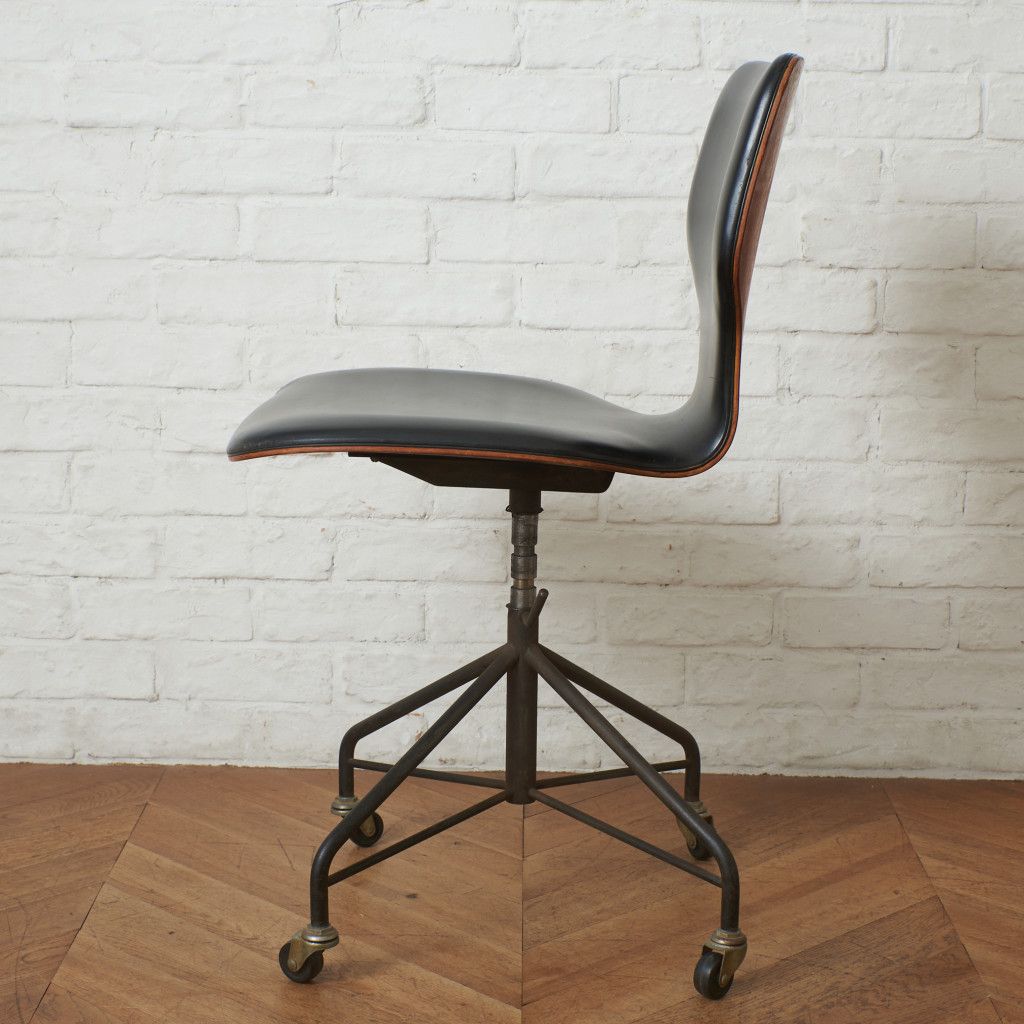 天童木工 TENDO 剣持勇 デスクチェア キャスター ワークチェア 昇降