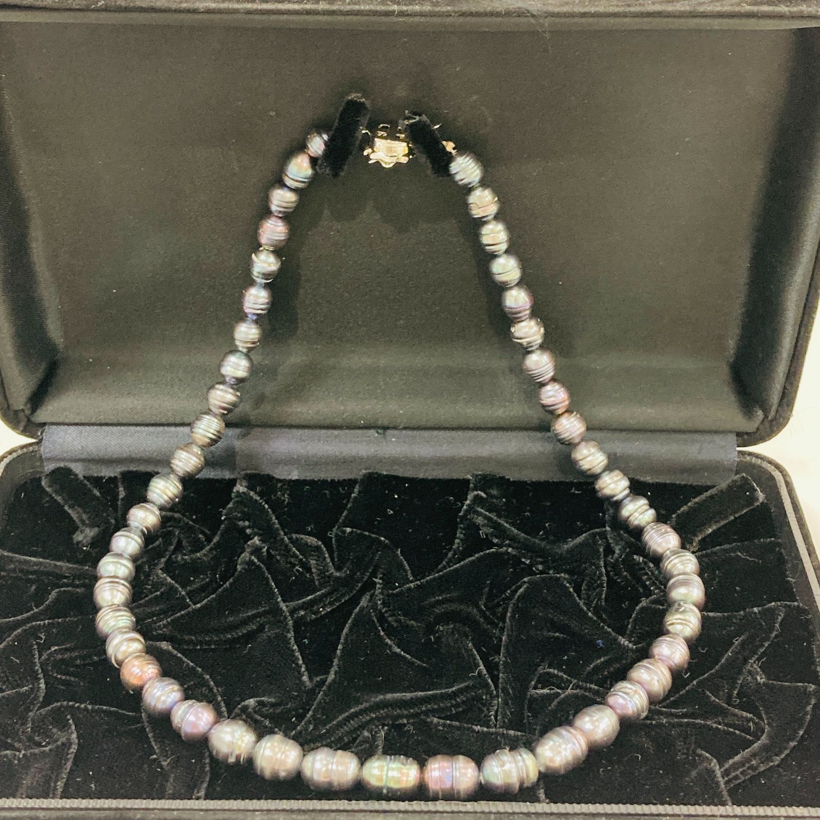 A【SILVER刻印あり】真珠 バロック パール ネックレス シルバー