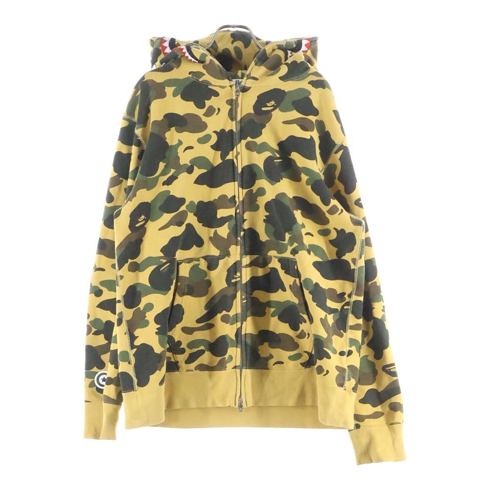 A BATHING APE (アベイシングエイプ) Camo Shark Full Zip Hoodie カモ