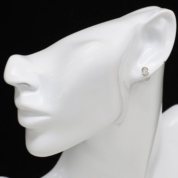 新品 Pt900 ペアシェイプ ダイヤモンド ピアス 0.788ct G SI2 - メルカリ