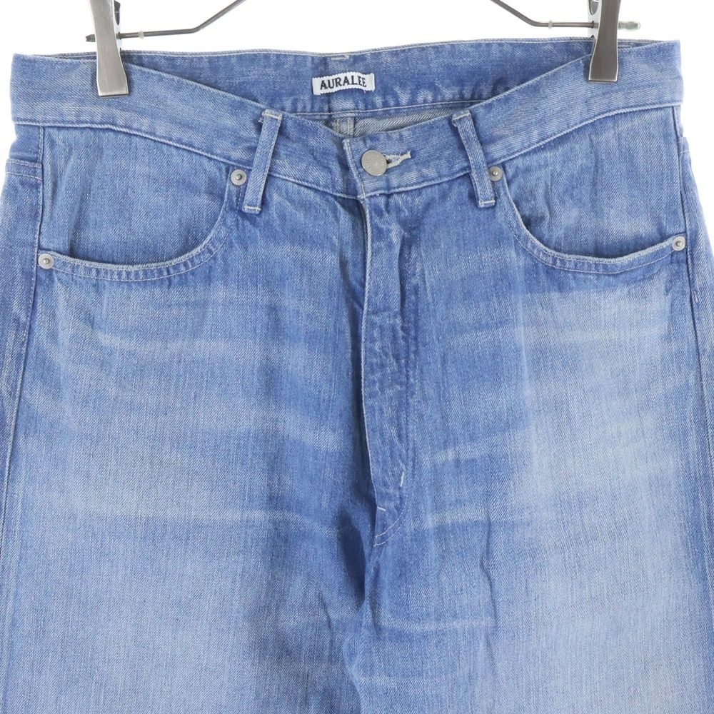 AURALEE (オーラリー) 25SS SELVEDGE FADED LIGHT DENIM PANTS
