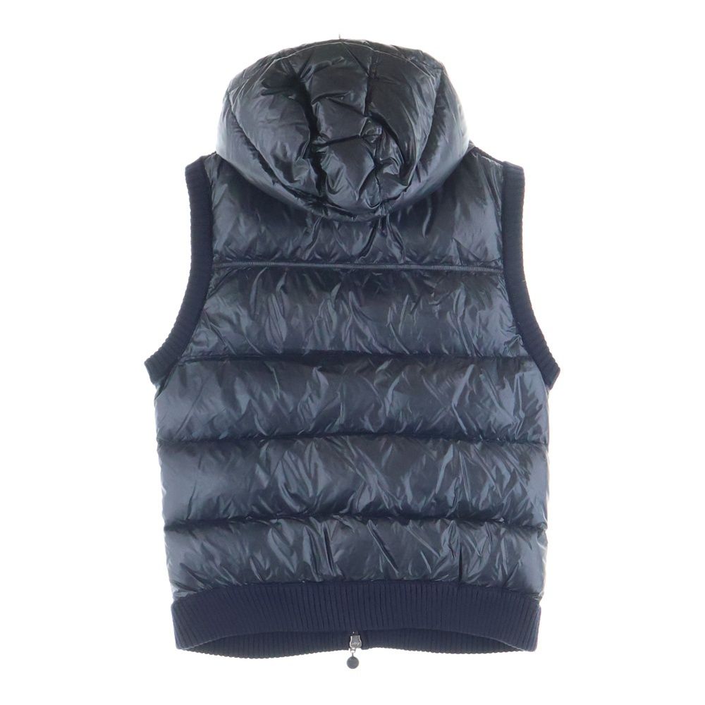 MONCLER (モンクレール) MAGLIONE TRICOT GILET ロゴワッペン ダウン