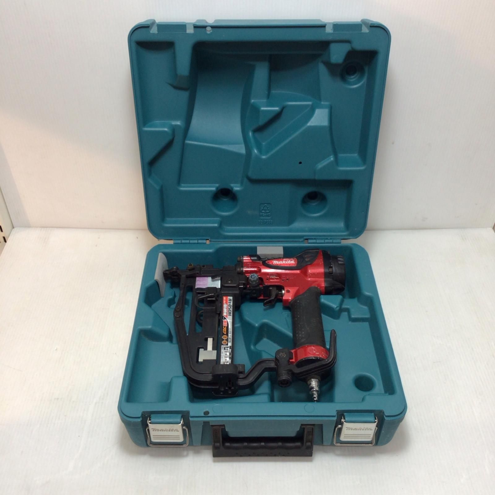 ΘΘMAKITA マキタ フロアタッカ 程度B ケース付 高圧 1224 使用感有 AT 450 H レッド