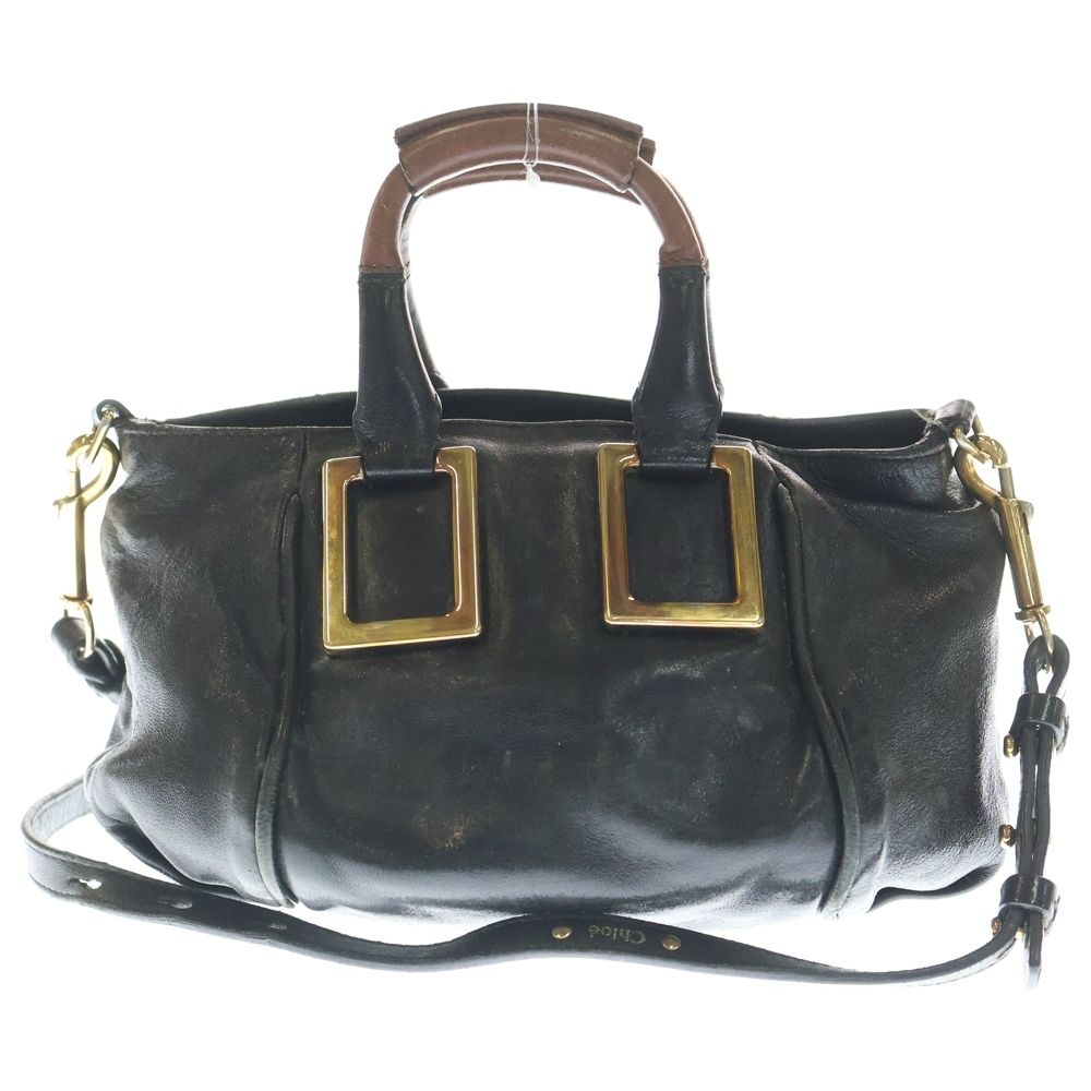 Chloe (クロエ) エテル レザー 2WAY ハンドバッグ ショルダーバッグ