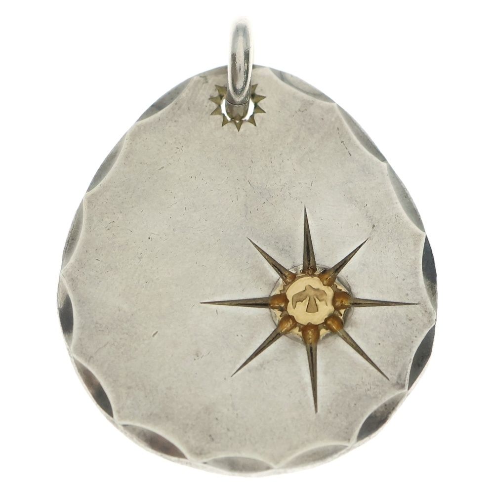 goro's (ゴローズ) 印台ズレ たたきメタル大 ペンダントトップ