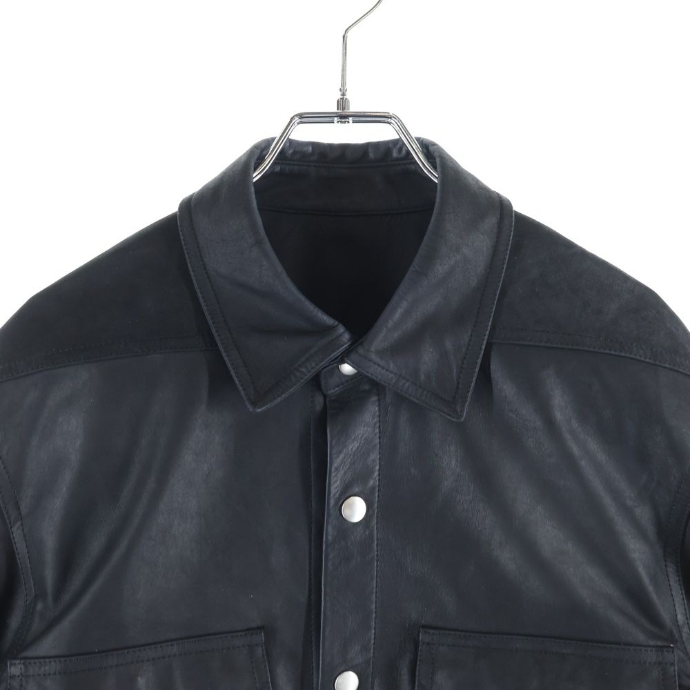 Rick Owens (リックオウエンス) 24AW OUTER SHIRT レザー アウター