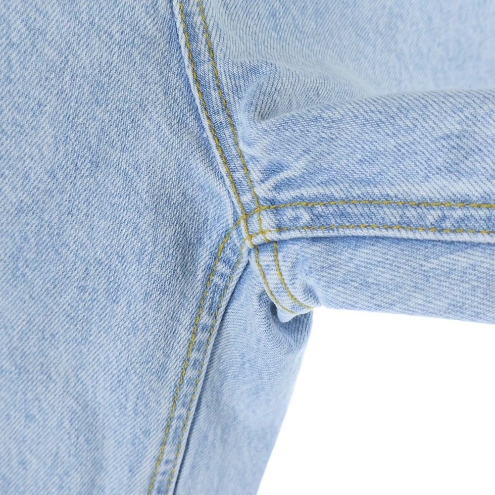 GUCCI (グッチ) GGロゴ ストレートデニムパンツ インディゴ 815629