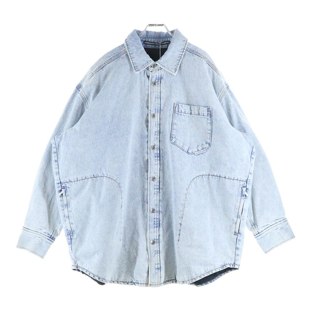 ALEXANDER WANG (アレキサンダーワン) オーバーサイズ デニム シャツ