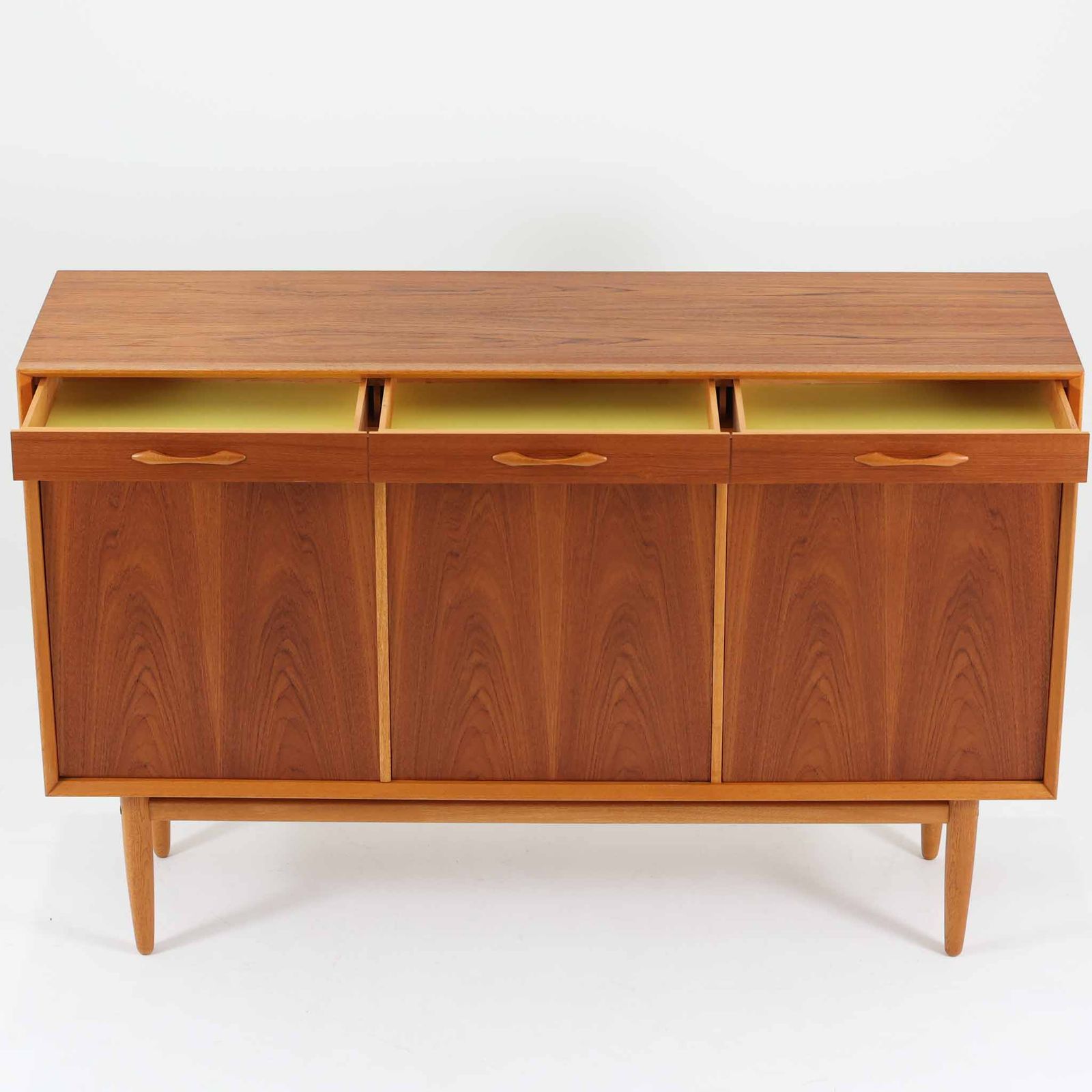 キッチンキャビネット チーク×オーク 幅150cm スウェーデン製 北欧