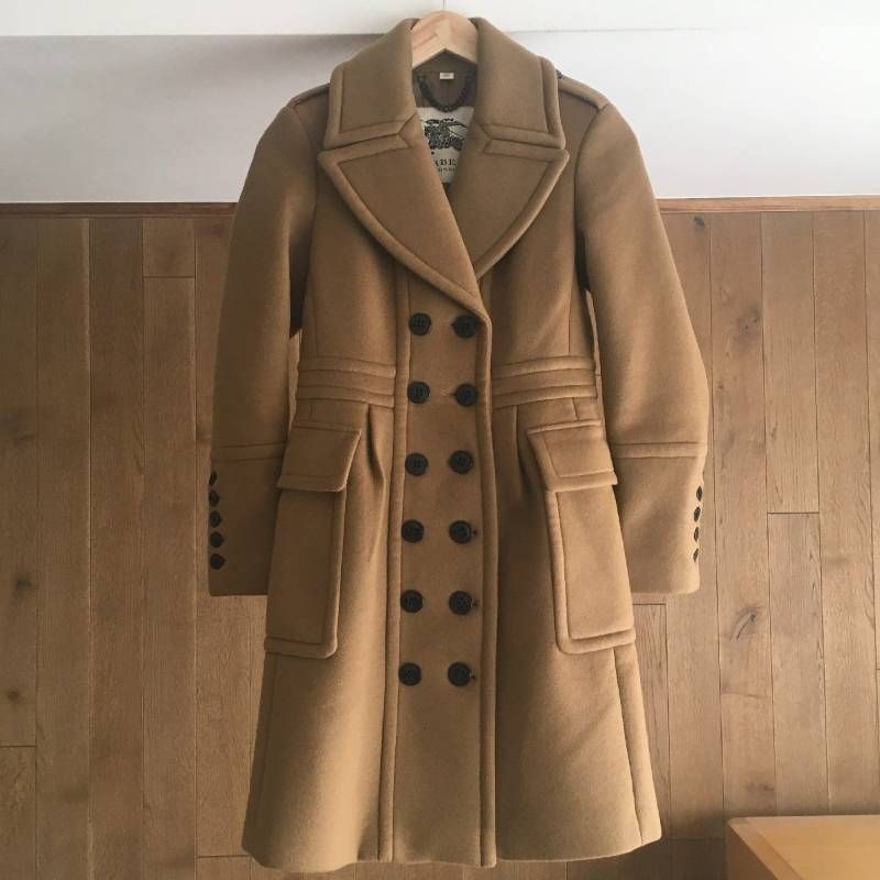 極美品 BURBERRY LONDON バーバリーロンドン ロング プレスト コート38