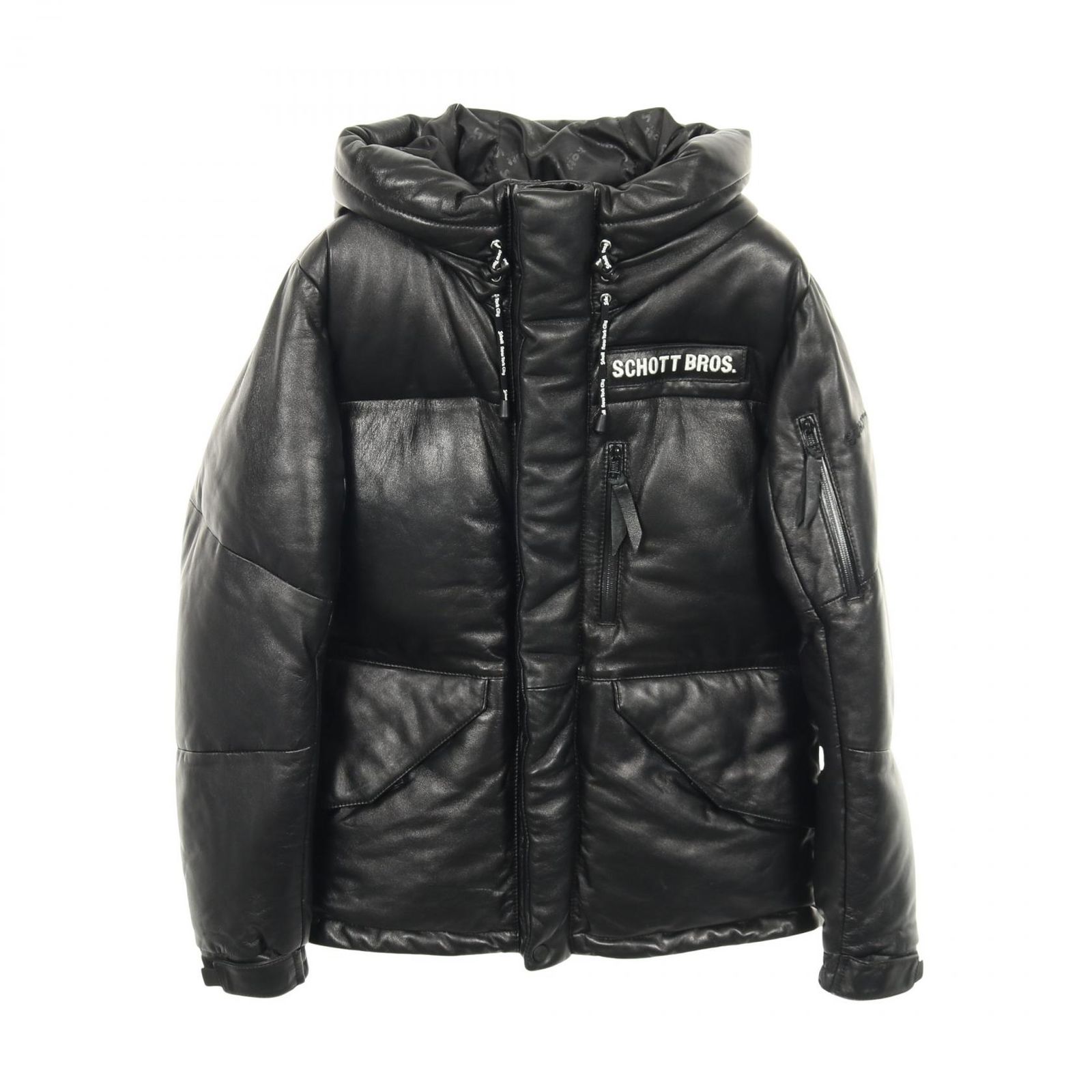 ショット schott ダウンジャケット 2Tone Snokel Down Parka ブラック 