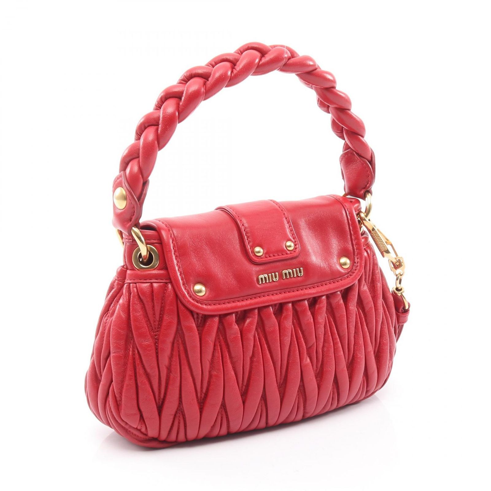 ミュウ ミュウ Miu Miu ハンドバッグ マテラッセ 5BH188_N88_F068Z_V_O