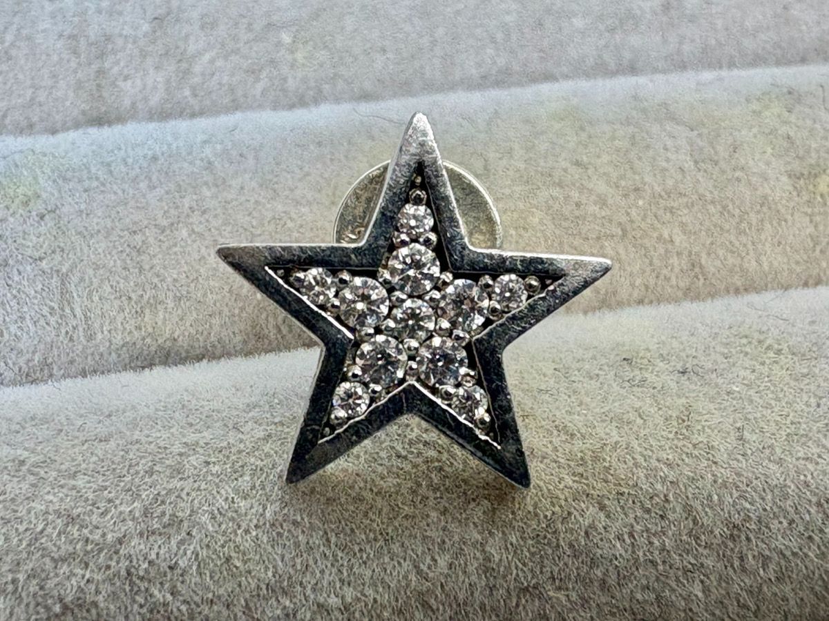 13023-044☆Justin Davis/ジャスティンデイビス/ピアス/片耳 スター/星