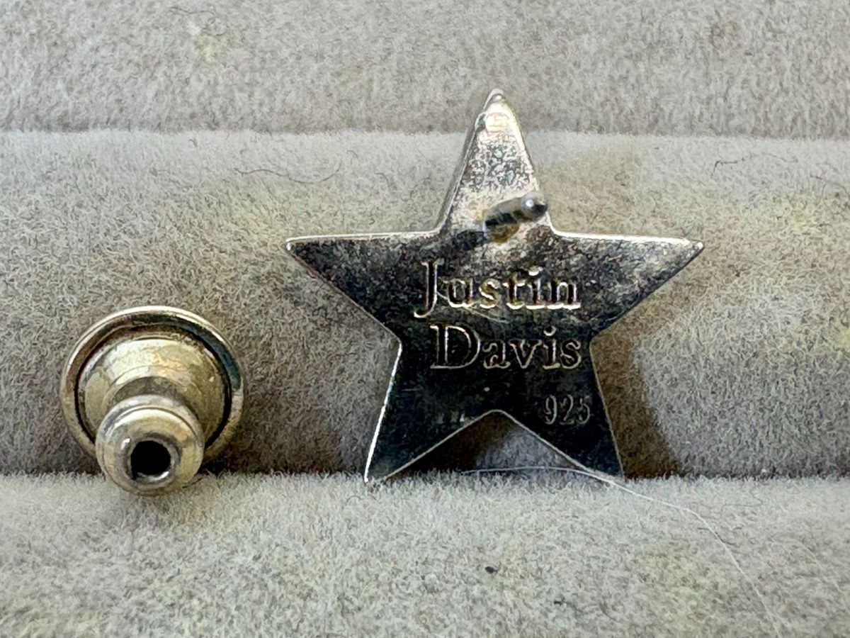 13023-044☆Justin Davis/ジャスティンデイビス/ピアス/片耳 スター/星