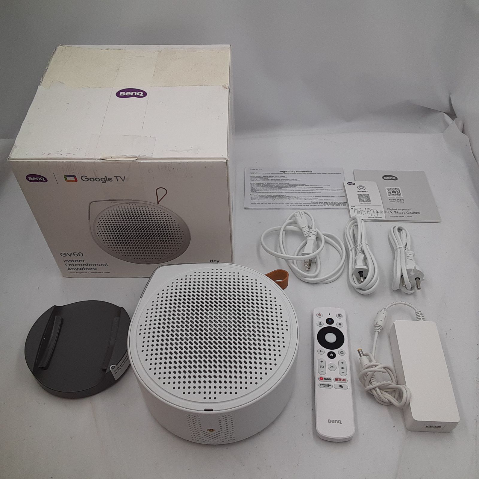 ☆ジャンク/起動確認済み☆ BenQ プロジェクター GV50 GV50 中古