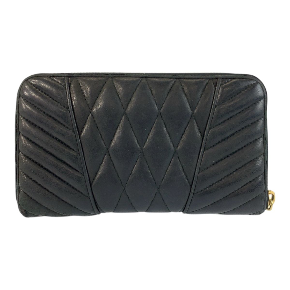 MIUMIU ミュウミュウ ナッパバイカー ブラック 黒 ゴールド金具 レザー