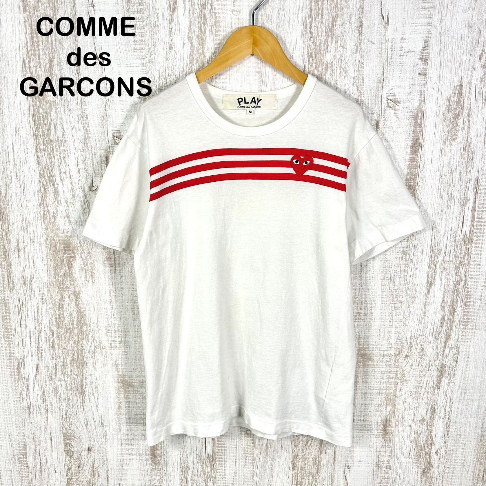 PLAY COMME des GARCONS プレイコムデギャルソン ハートロゴ刺繡 