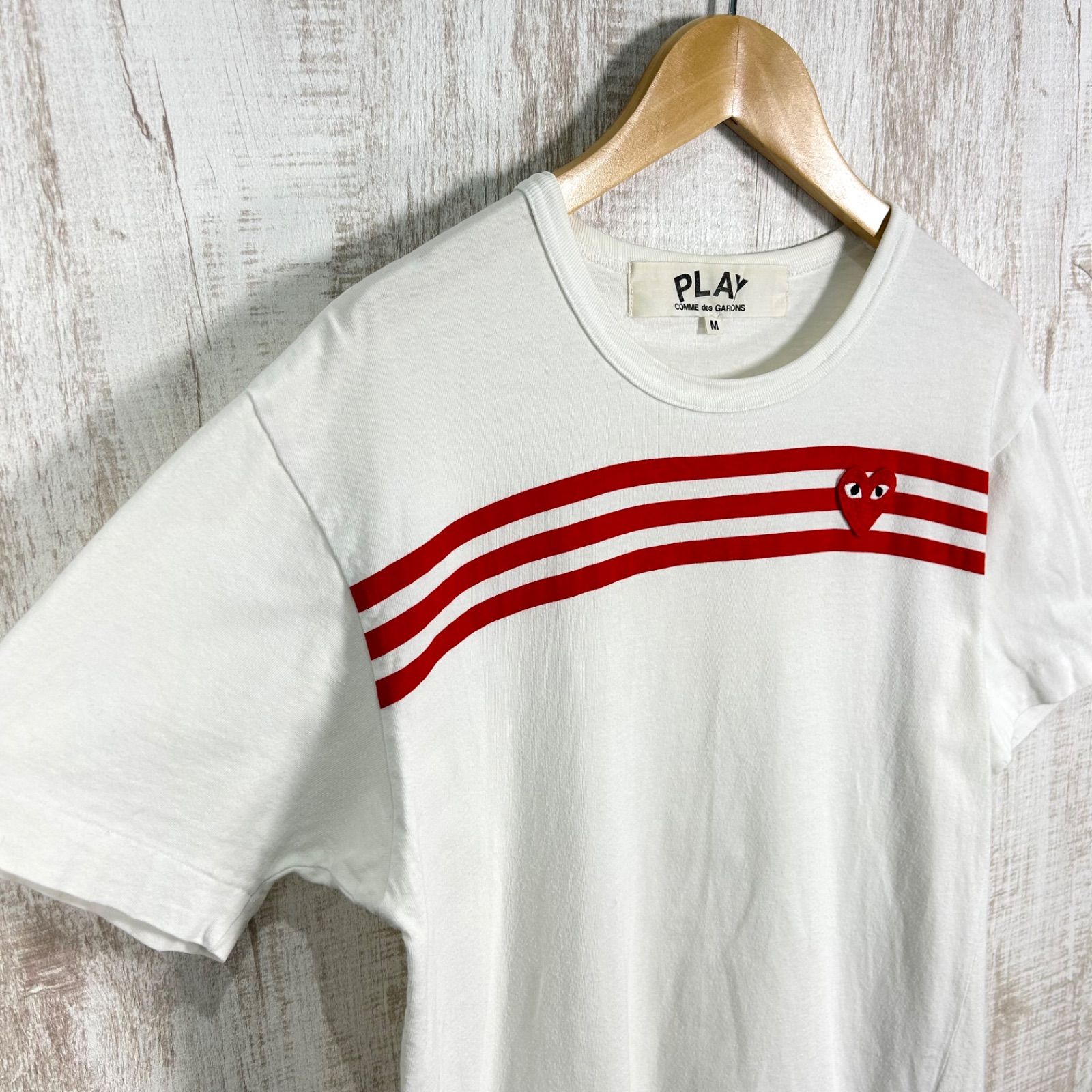 PLAY COMME des GARCONS プレイコムデギャルソン ハートロゴ刺繡 