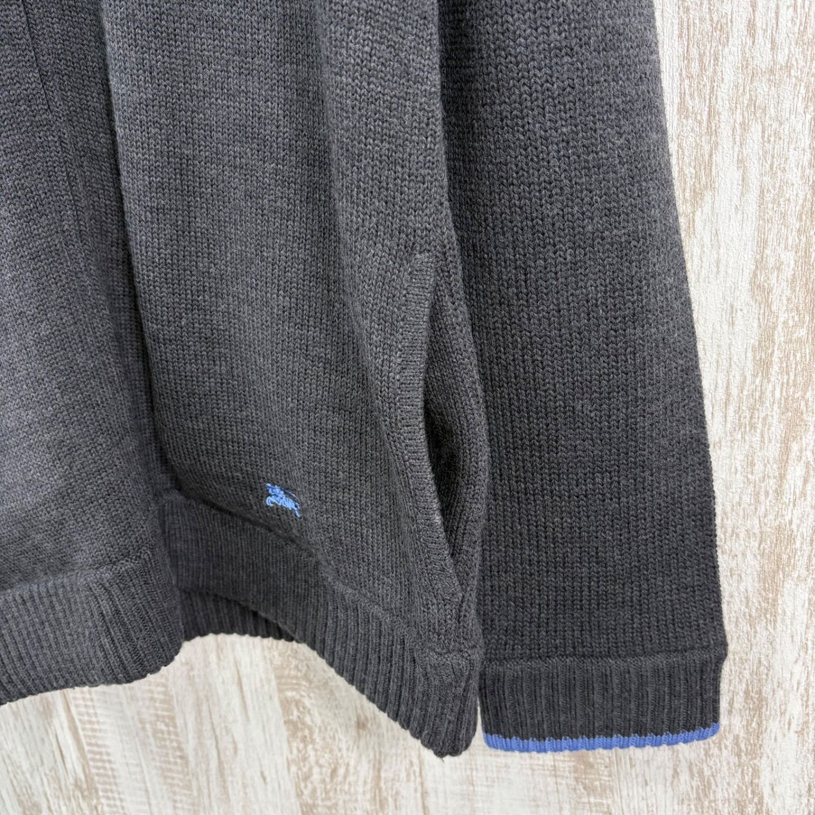 BURBERRY BLACK LABEL バーバリーブラックレーベル ホースロゴ刺繍 