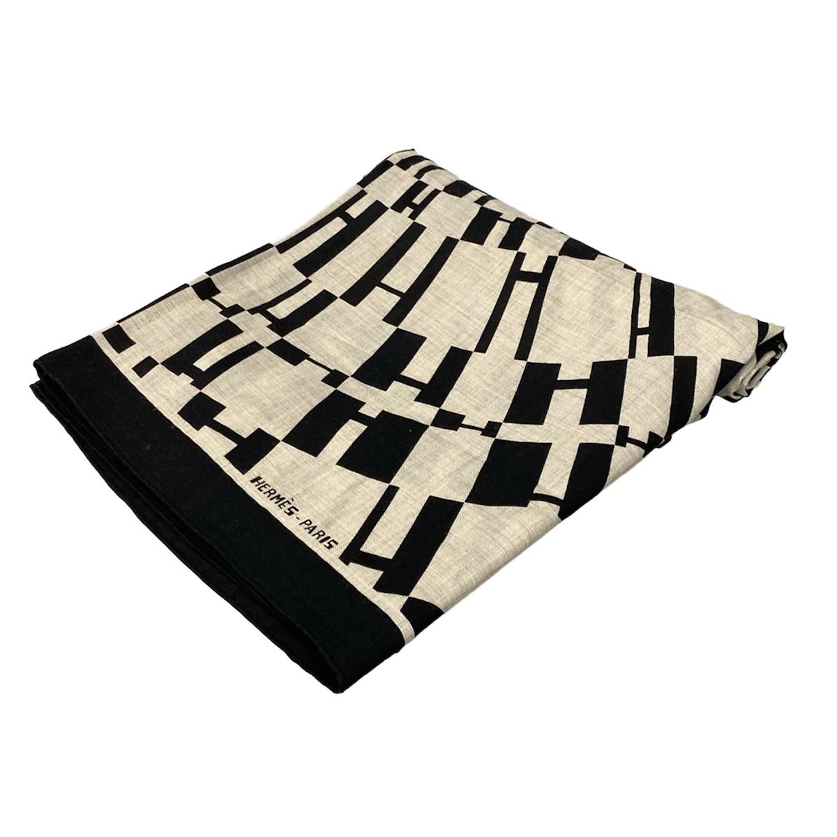 HERMES(エルメス) ストール(ショール) カレ140,カレジェアン グレー