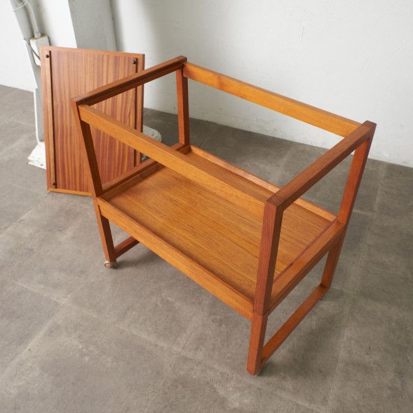 White&Newton 英国 ヴィンテージ キッチンワゴン トレイ 取り外し可