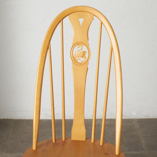 【発送の場合は即購入不可】 Ercol スワンバック チェア アーコール ヴィンテージ 椅子 ダイニングチェア ウィンザーチェア サイドチェア 無垢材 ビンテージ 86801 ERCOL スワンバック – camori ヴィンテージ家具・北欧インテリアの通販