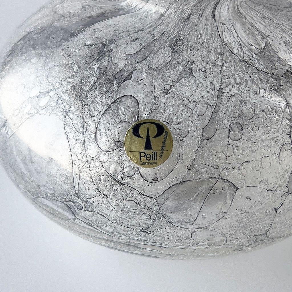 ドイツ Peill & Putzler ガラス フラワーベース ヴィンテージ 花器 花瓶 オブジェ Horst Tunselmann モダン パイル&プッツラー 79156 ドイツ Peill & Putzler ガラス フラワーベース ヴィンテージ 花器