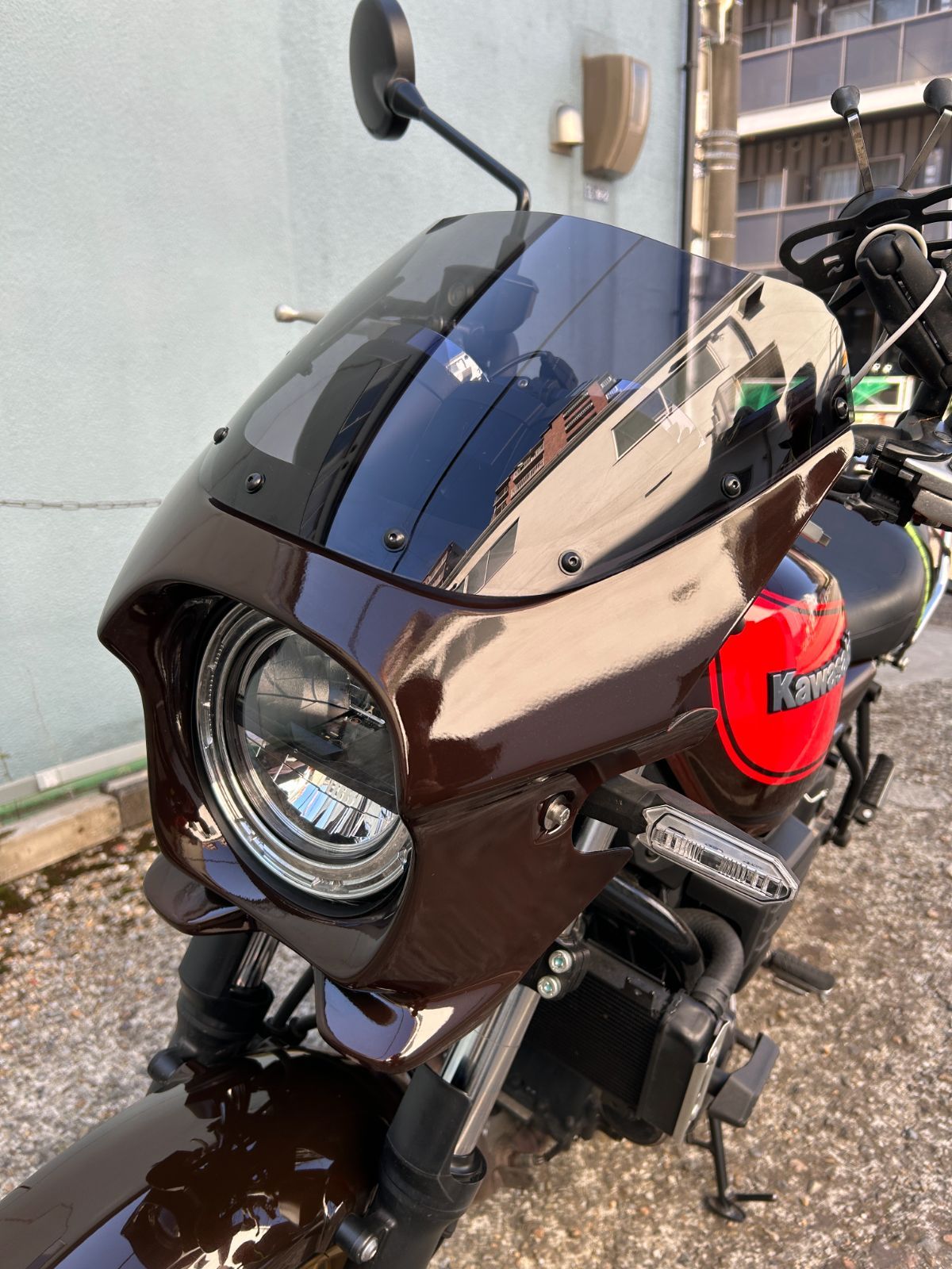Z650RS 専用設計 日本製 ビキニカウル キャンディダイヤモンドブラウン 