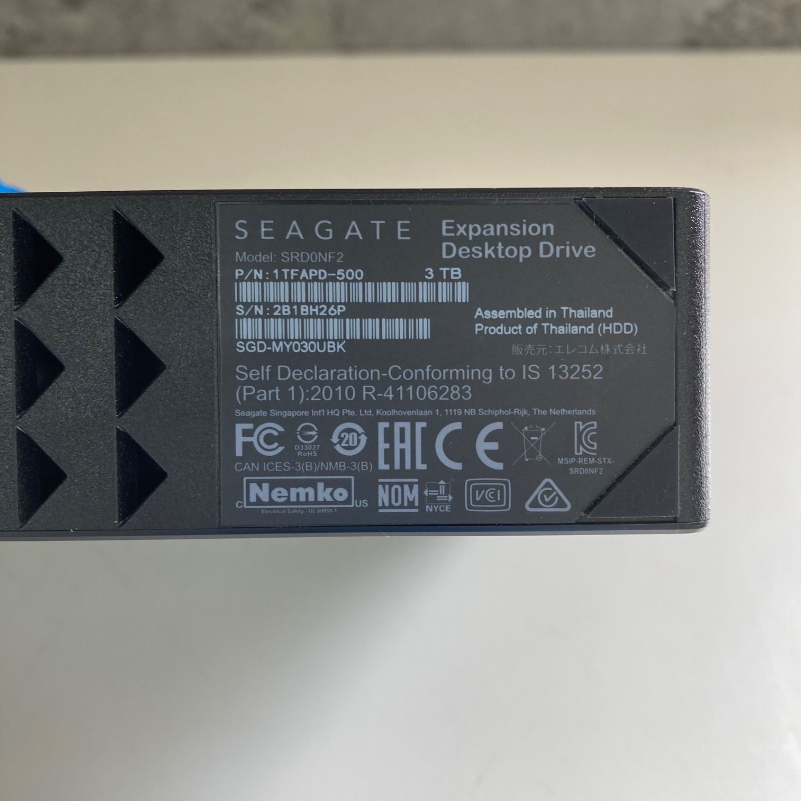 ELECOM エレコム SEAGATE シーゲート Expansion Desktop Drive SRD0NF2