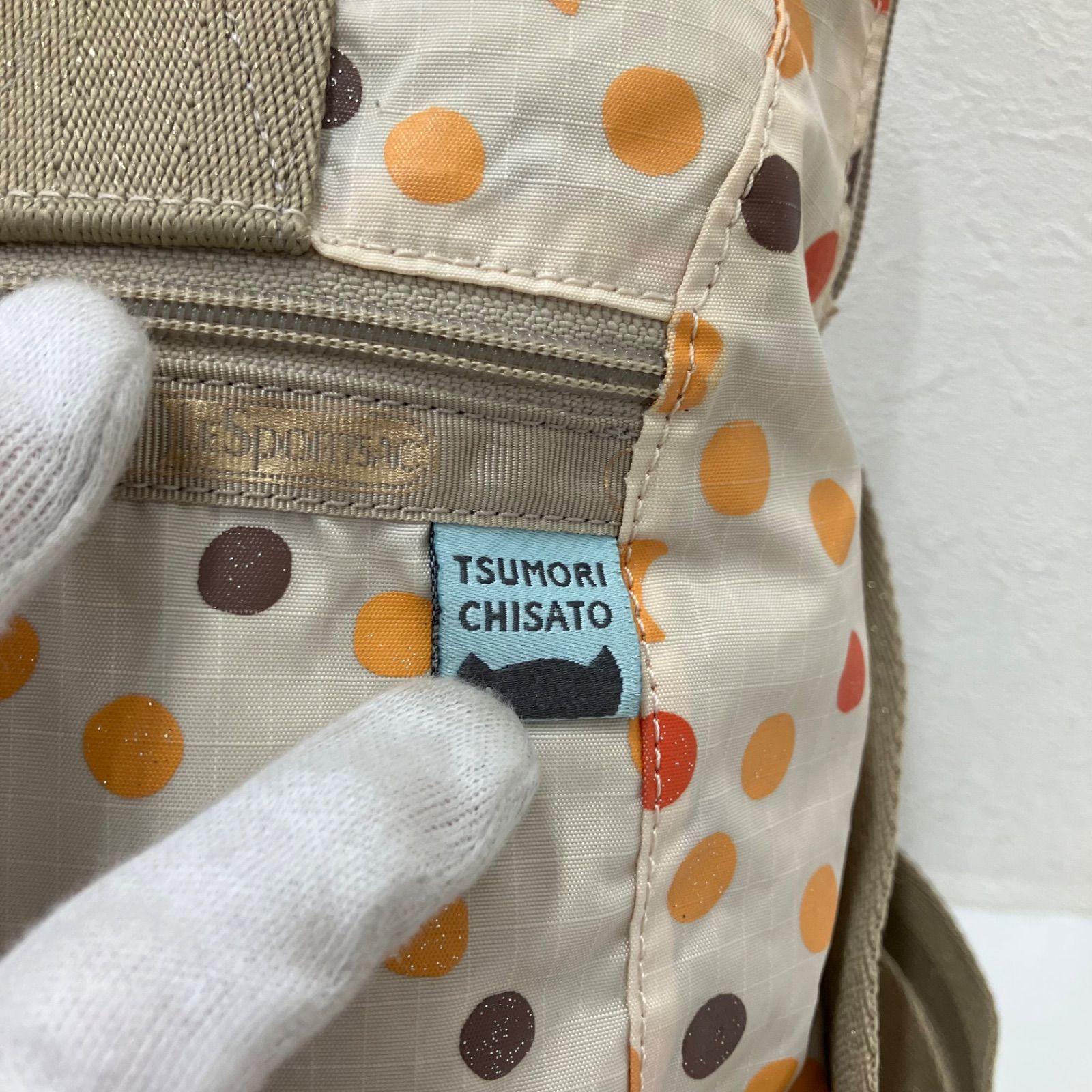 レスポートサック LeSportsac リュック マザーズバッグ ZOO ズー 9199 LeSportsac レスポートサック×ツモリチサトコラボ ドット柄
