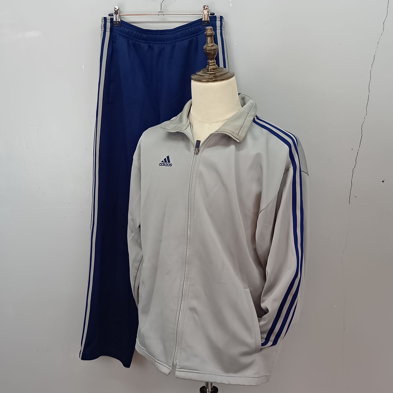 アディダス 青 ジャージの通販 アディダス adidas ジャージ上下 ブルー 