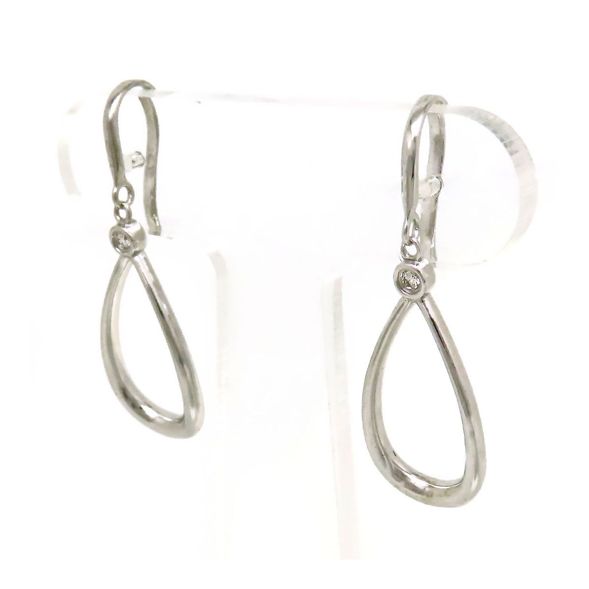 ティファニー オープン ティアドロップ フック ピアス 750 (K18WG