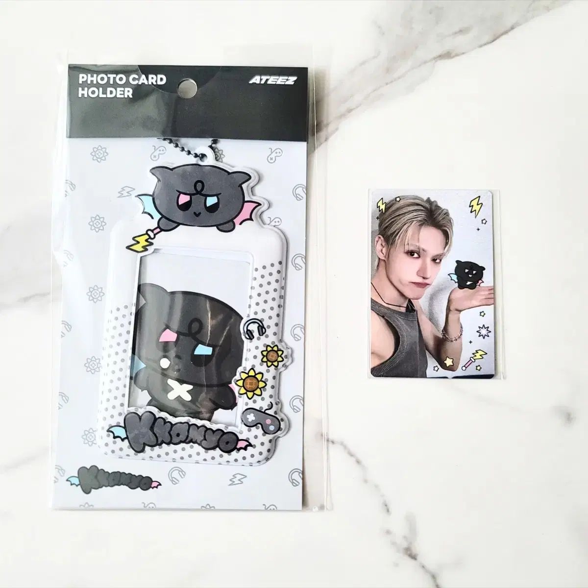 ATEEZ エイティーズ アチズ ウヨン WOOYOUNG MY Tシャツ トレカホルダー