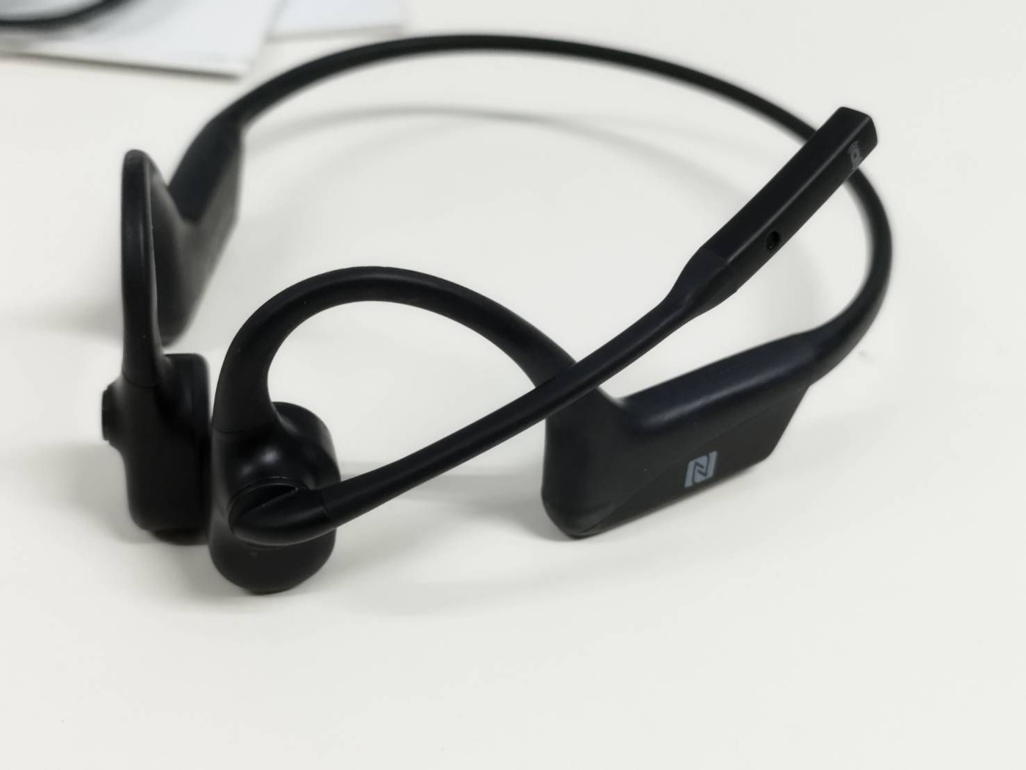 良品】SHOKZ OpenComm UC/C102/ワイヤレス骨伝導ヘッドセット/ブラック