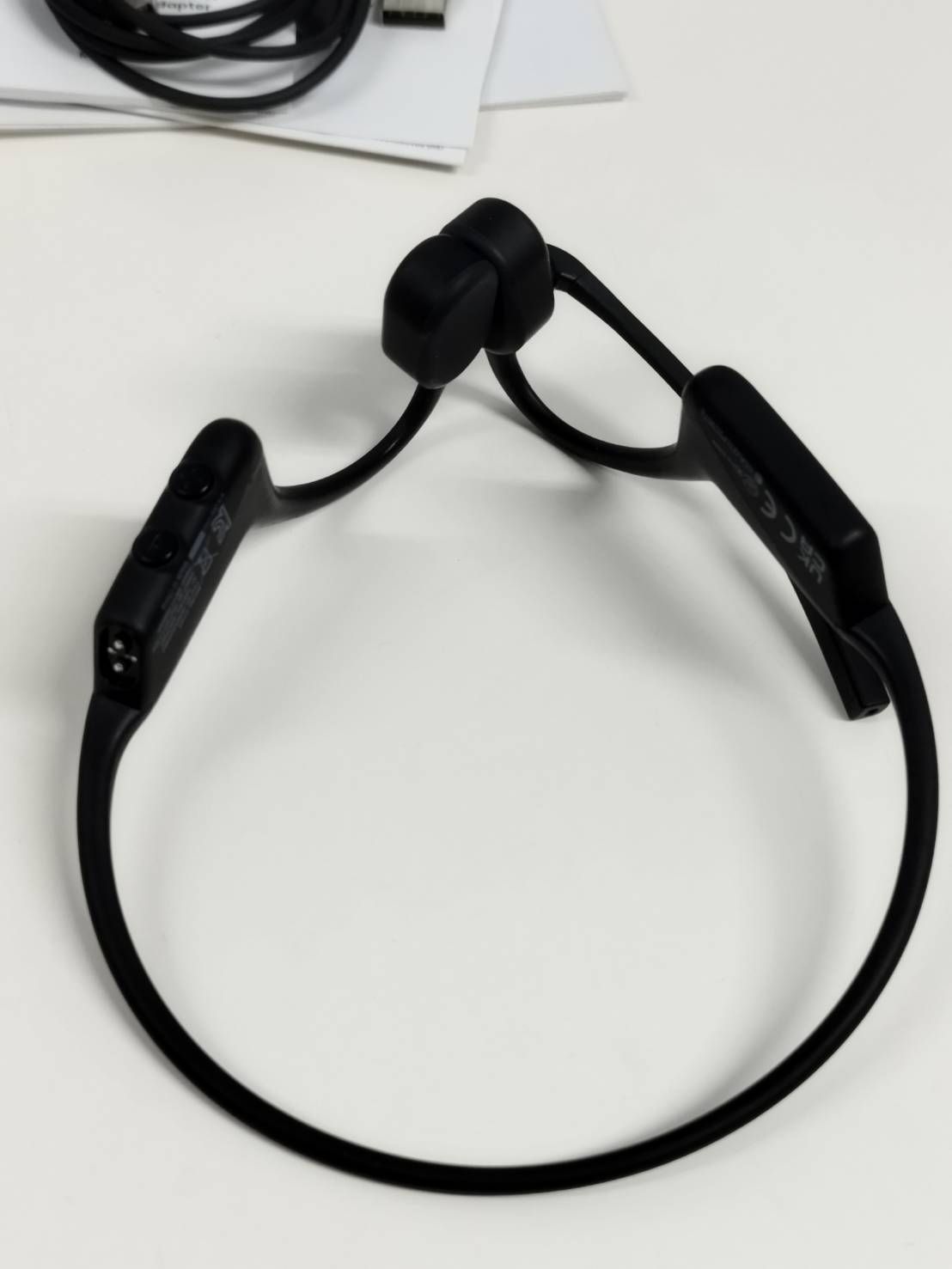 良品】SHOKZ OpenComm UC/C102/ワイヤレス骨伝導ヘッドセット/ブラック